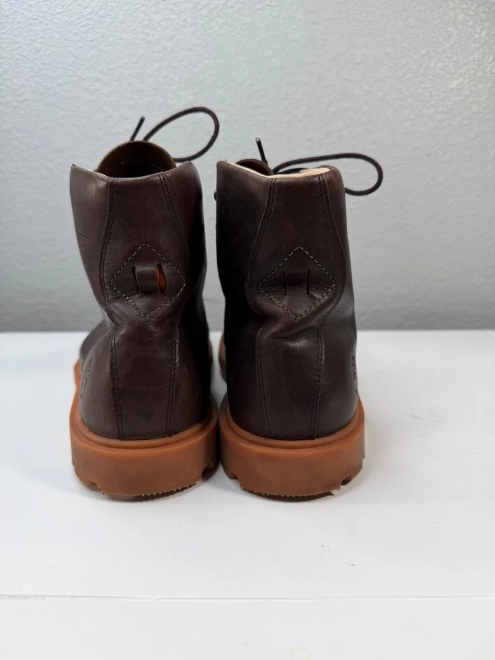 Timberland AFHP-A5050 Men's Shoes EU 44 Dark Brown Leather High-Top size 10 EUC